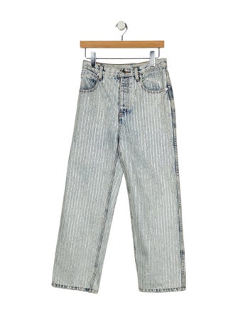 Alexander Wang High-Rise Straight Leg Jeans
