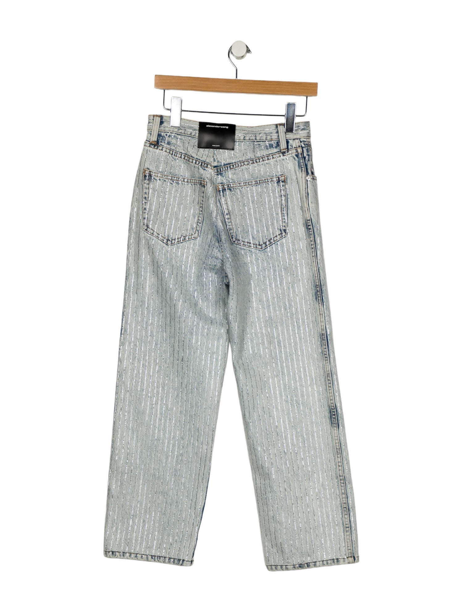 Alexander Wang High-Rise Straight Leg Jeans