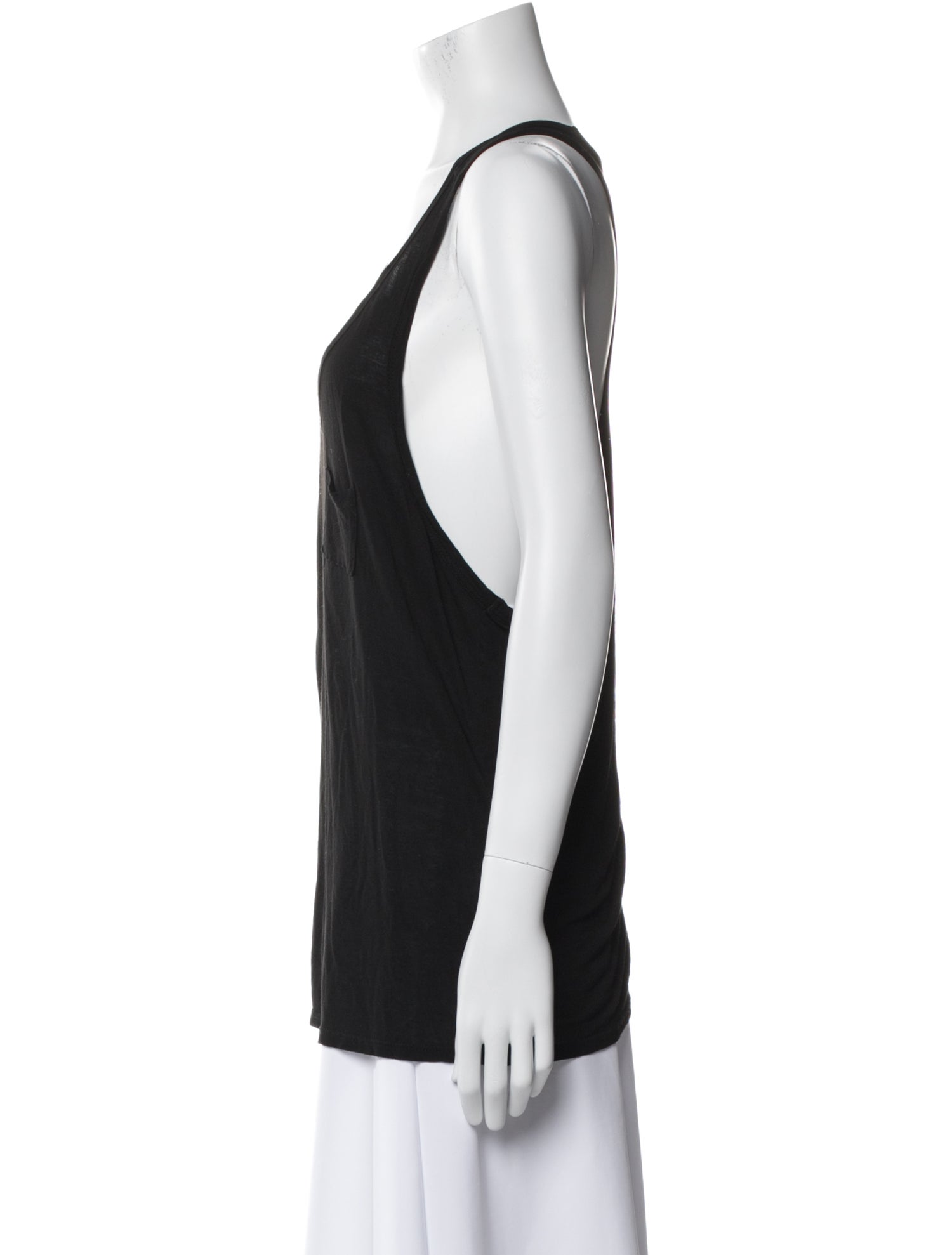 Alexander Wang Scoop Neck Sleeveless Top