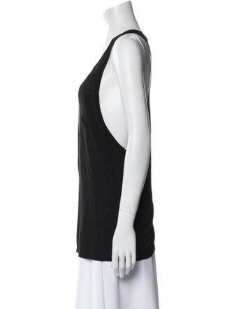 Alexander Wang Scoop Neck Sleeveless Top