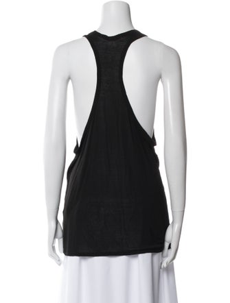 Alexander Wang Scoop Neck Sleeveless Top