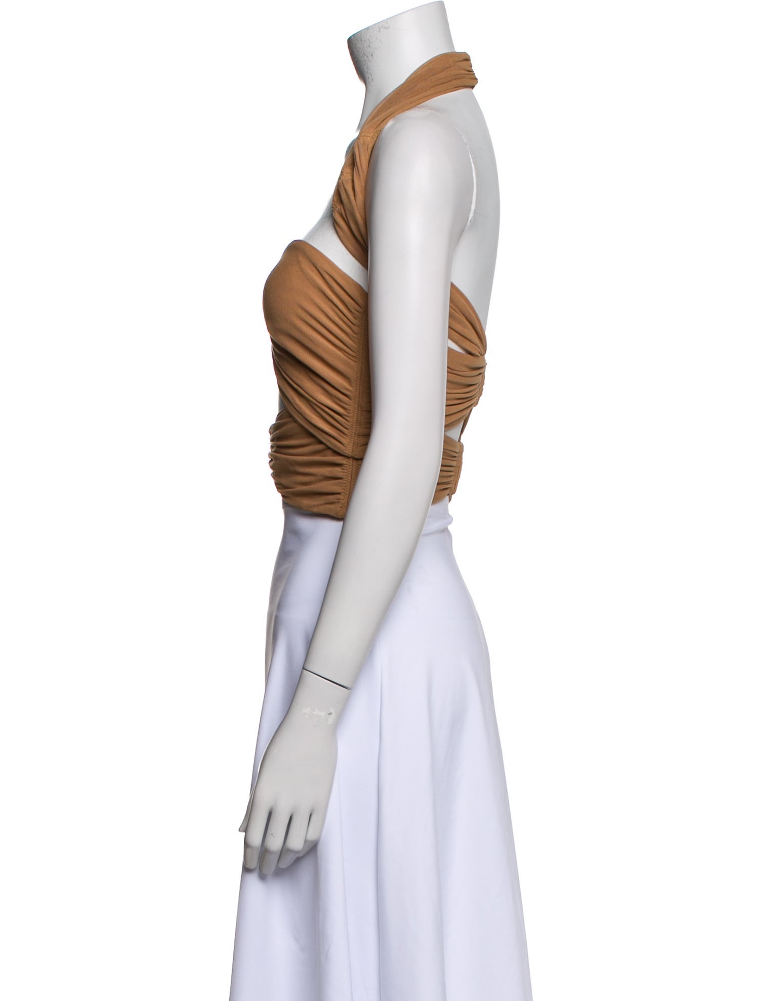 Alexander Wang V-Neck Sleeveless Crop Top