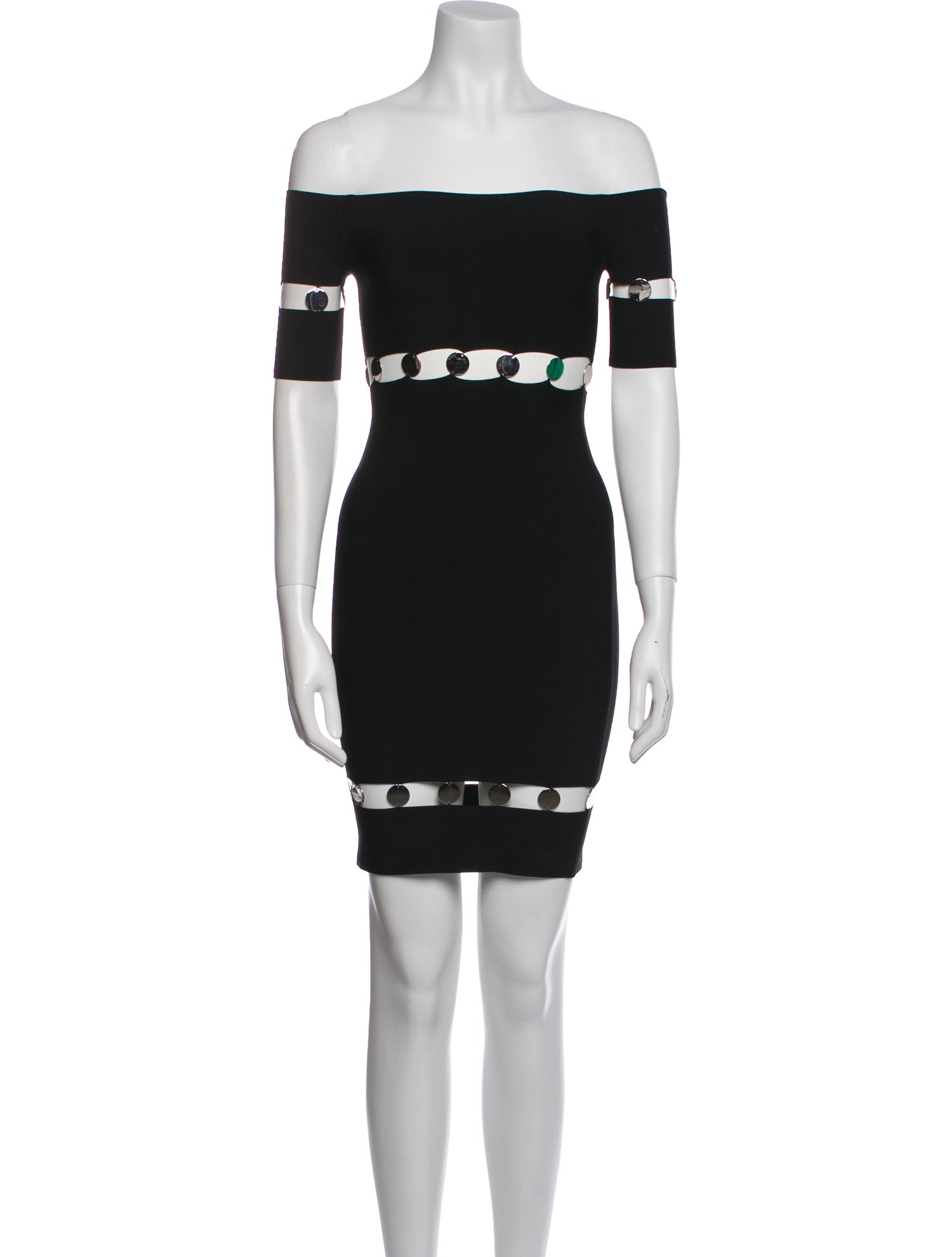 Alexander Wang Off-The-Shoulder Mini Dress