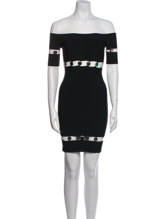 Alexander Wang Off-The-Shoulder Mini Dress