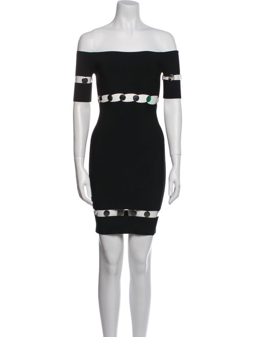 Alexander Wang Off-The-Shoulder Mini Dress