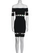 Alexander Wang Off-The-Shoulder Mini Dress