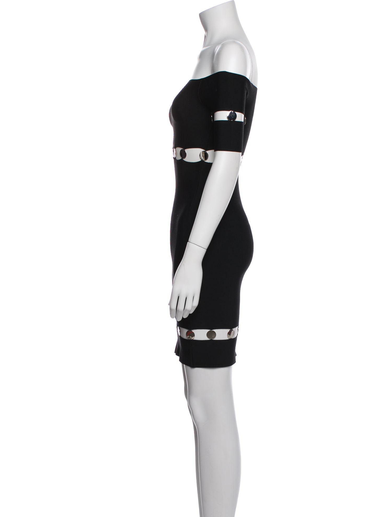 Alexander Wang Off-The-Shoulder Mini Dress