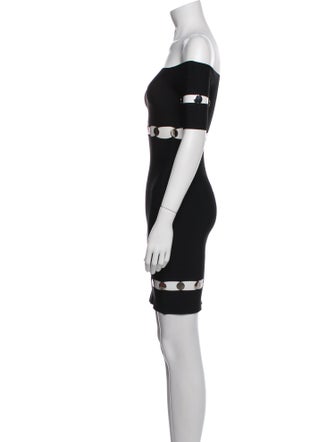 Alexander Wang Off-The-Shoulder Mini Dress