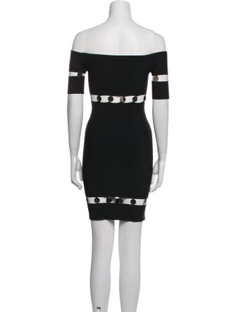 Alexander Wang Off-The-Shoulder Mini Dress