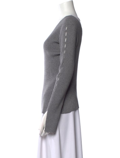 Alexander Wang Silk Scoop Neck Sweater