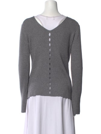 Alexander Wang Silk Scoop Neck Sweater