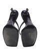 Alexander Wang Signature Logo Leather Slides