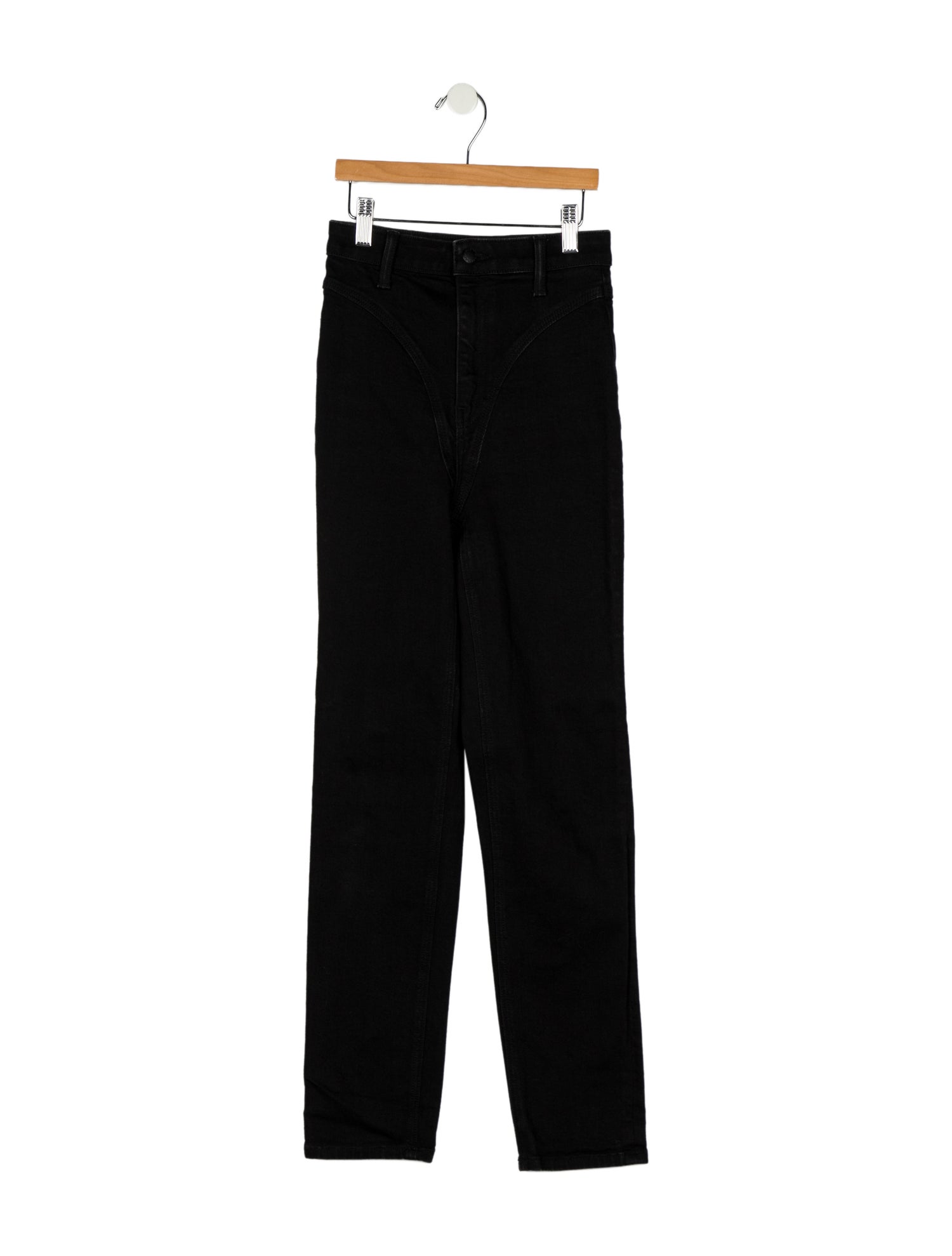 Alexander Wang High-Rise Straight Leg Jeans