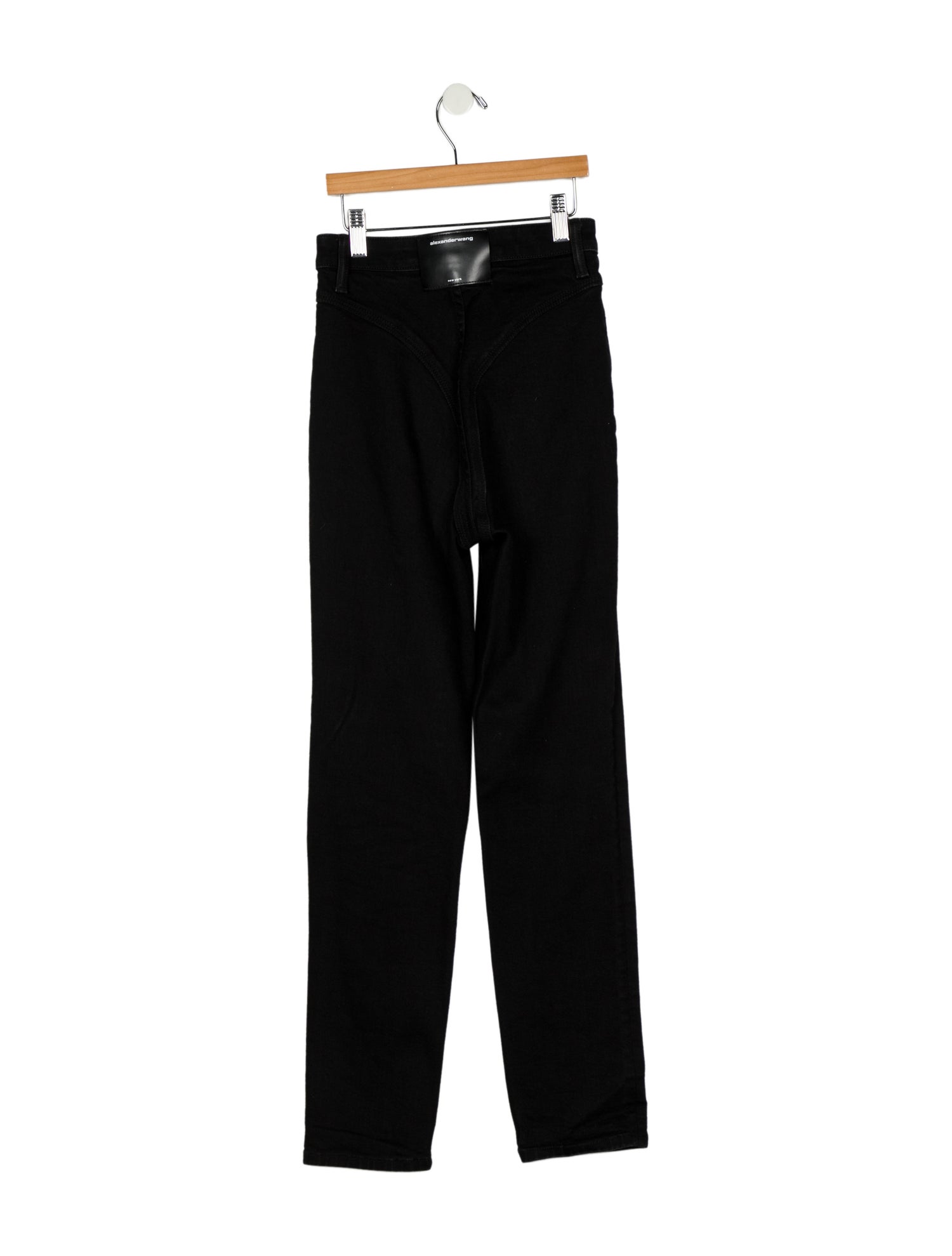 Alexander Wang High-Rise Straight Leg Jeans