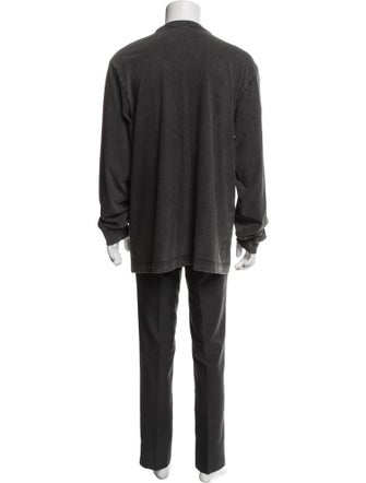 Alexander Wang Crew Neck Long Sleeve Henley