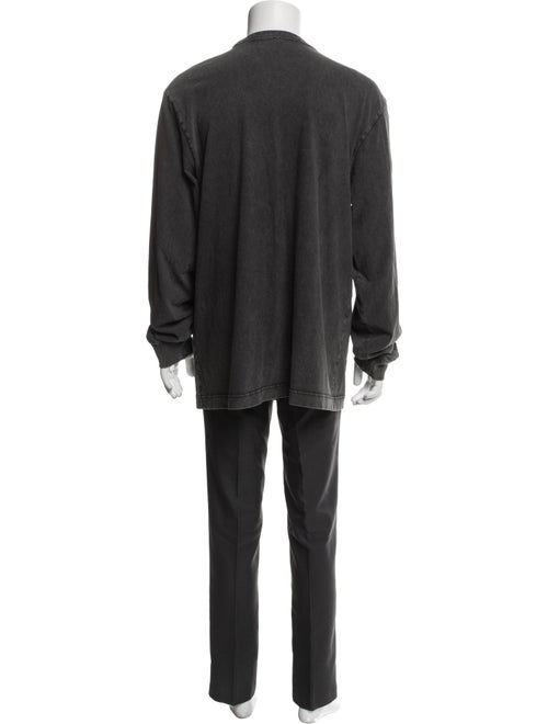 Alexander Wang Crew Neck Long Sleeve Henley