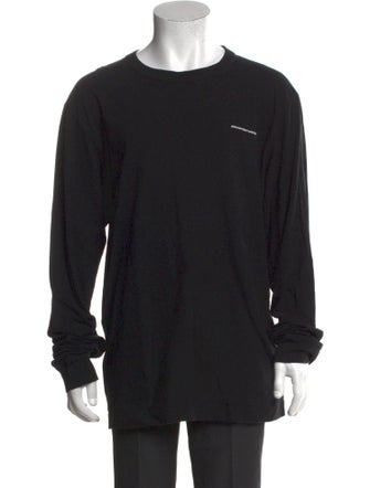 Alexander Wang Crew Neck Long Sleeve T-Shirt