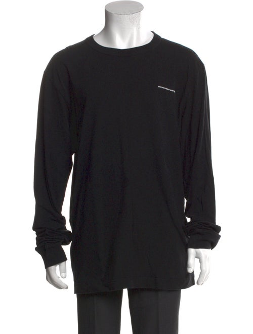 Alexander Wang Crew Neck Long Sleeve T-Shirt