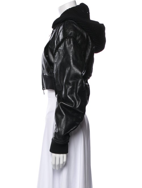 Alexander Wang Leather Bomber Jacket