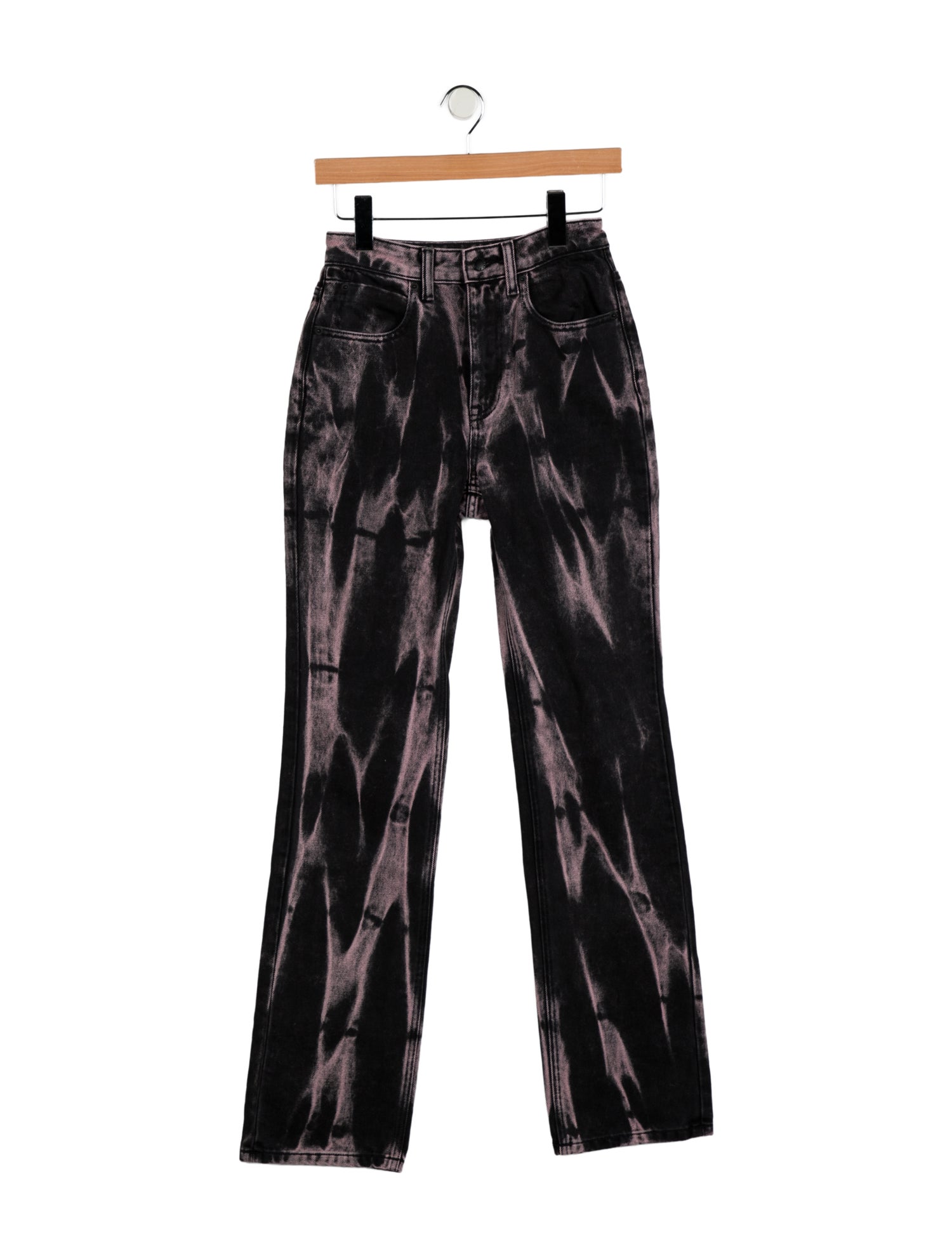Alexander Wang Mid-Rise Straight Leg Jeans