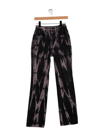 Alexander Wang Mid-Rise Straight Leg Jeans