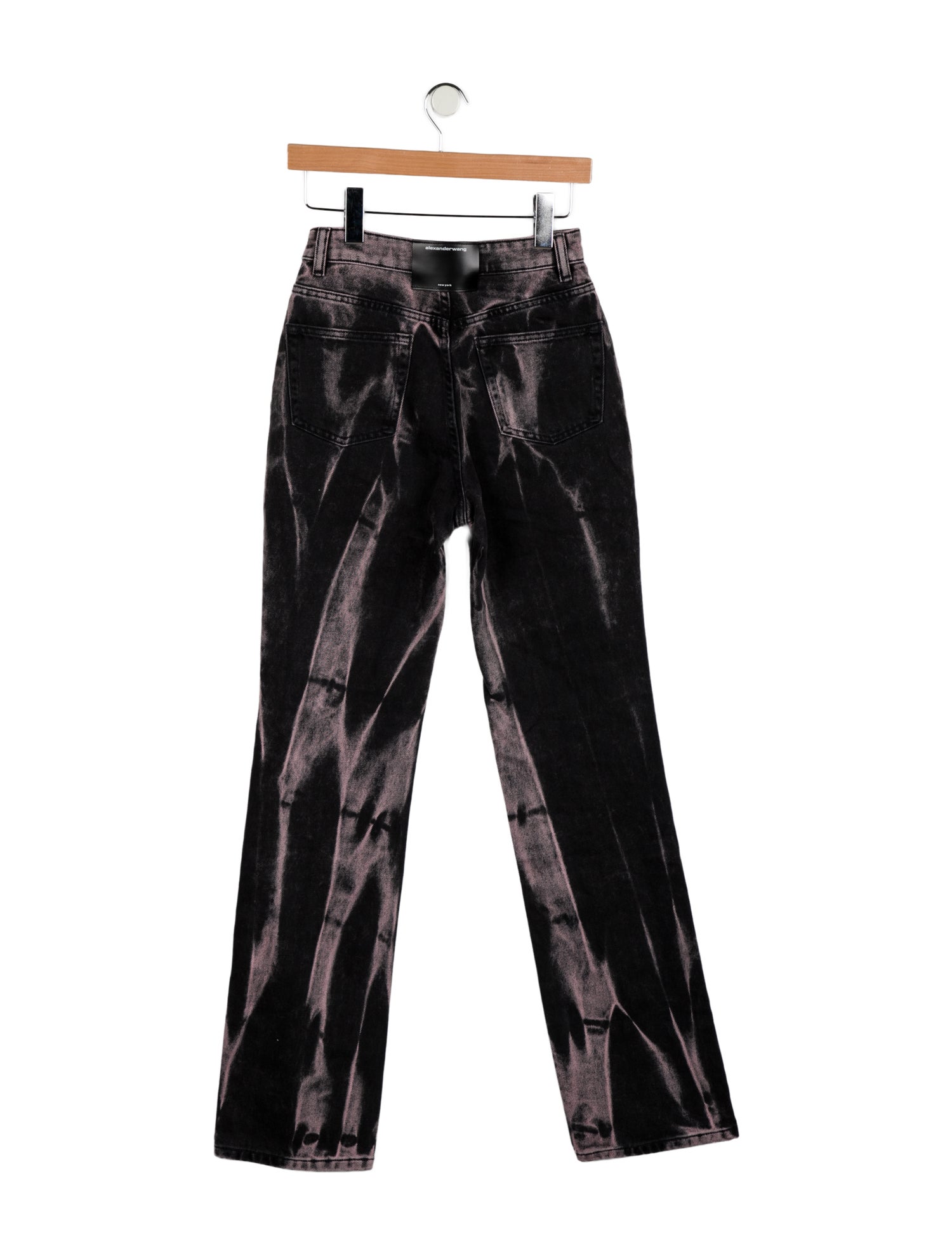 Alexander Wang Mid-Rise Straight Leg Jeans