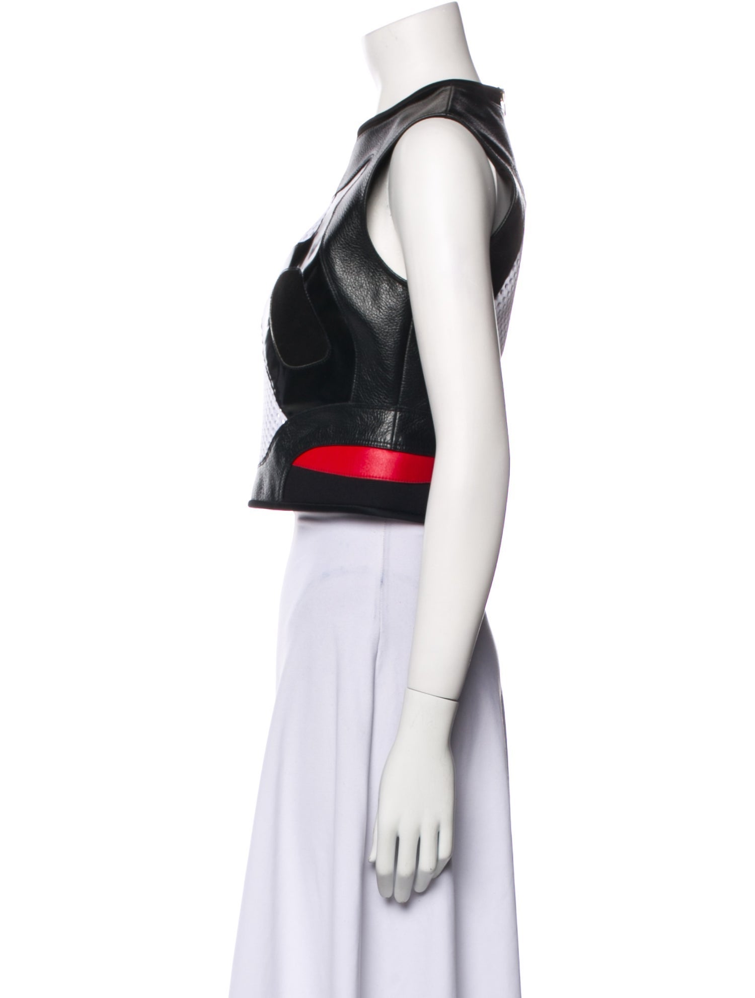 Alexander Wang Graphic Print Crew Neck Crop Top