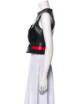 Alexander Wang Graphic Print Crew Neck Crop Top