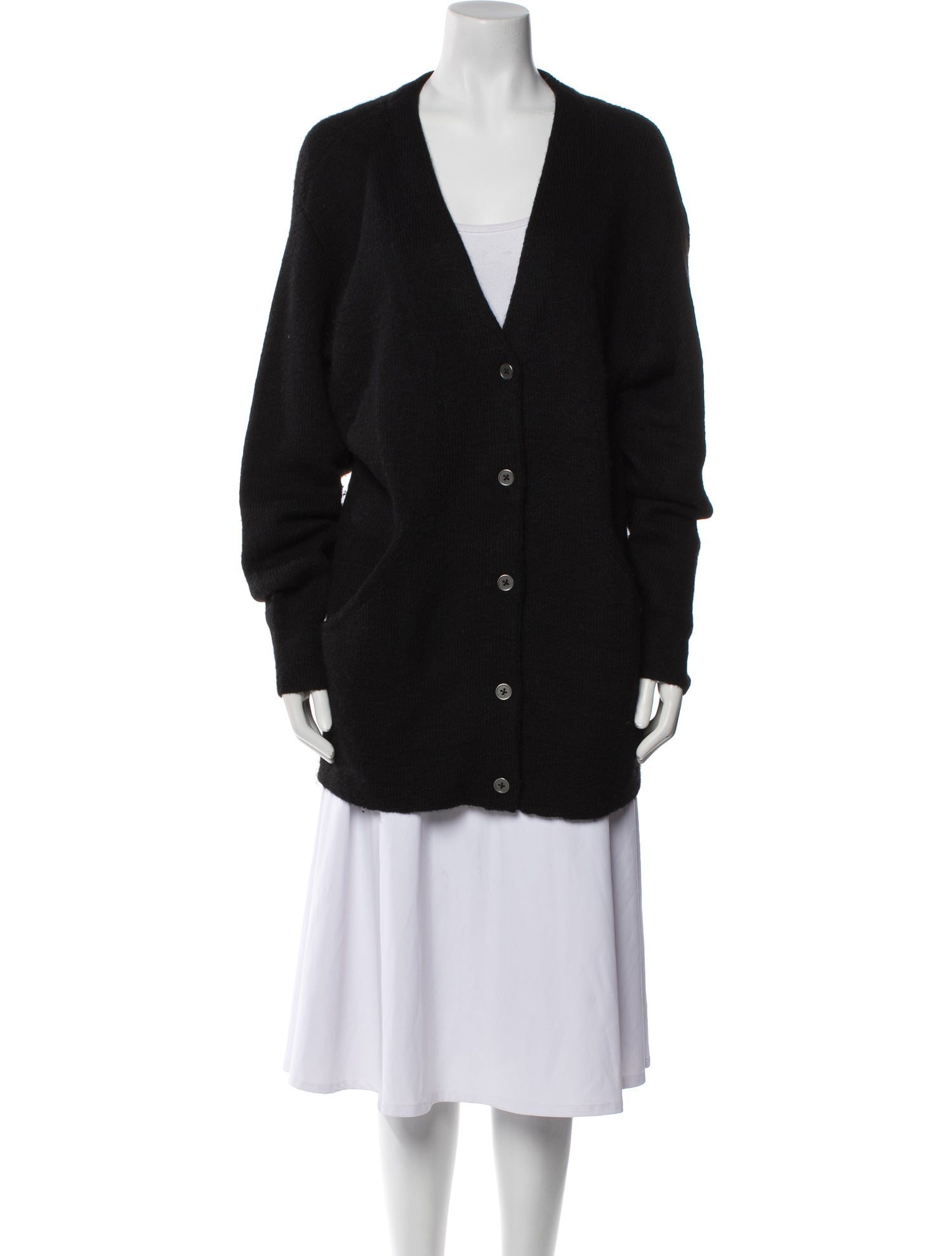 Alexander Wang Alpaca V-Neck Sweater