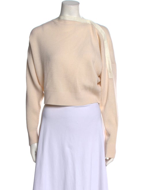 Alexander Wang Merino Wool Bateau Neckline Sweater