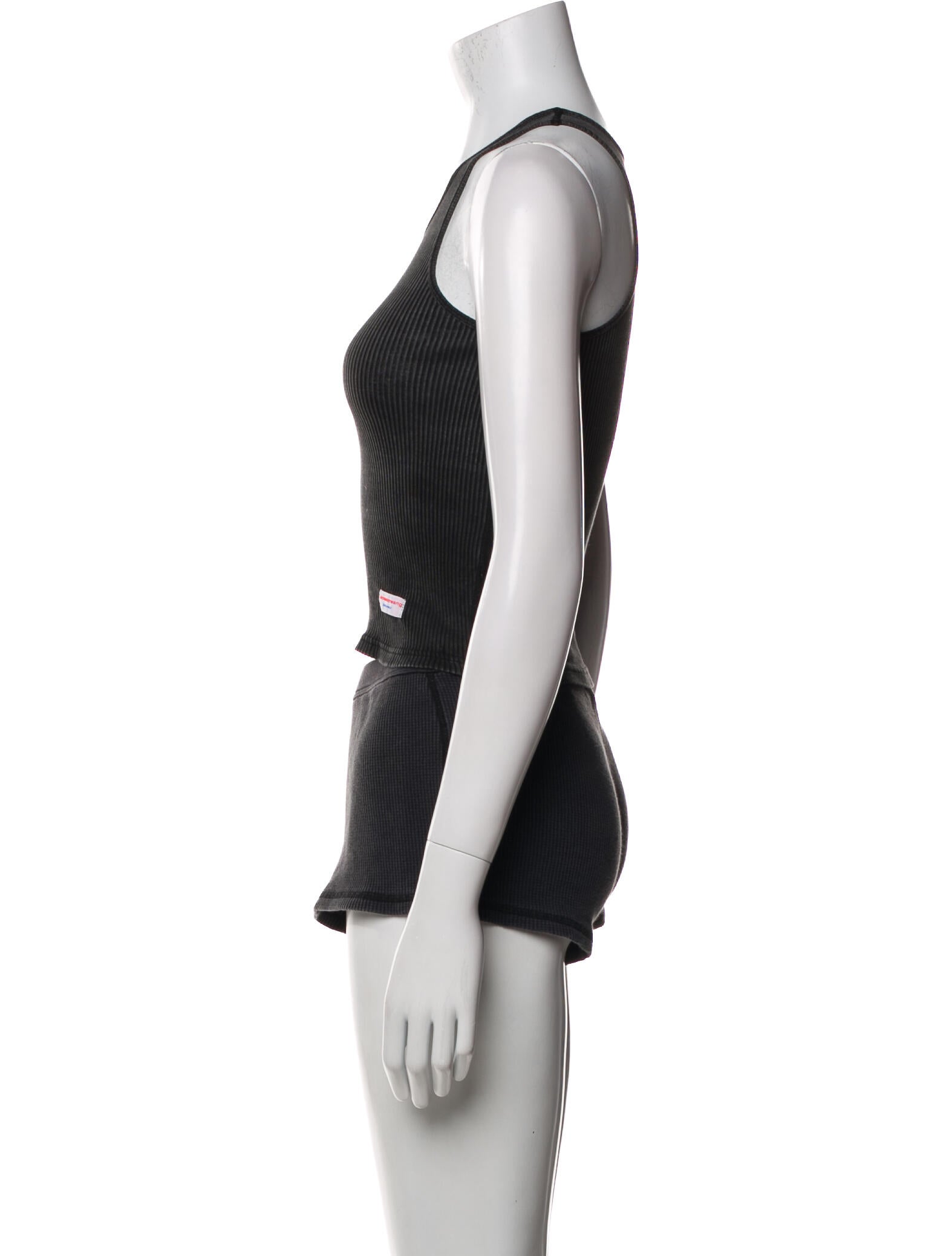 Alexander Wang Silk Ruffle Embellishment Short Set