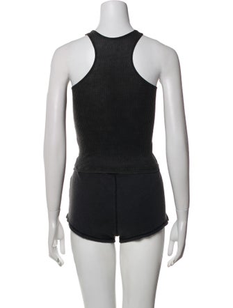 Alexander Wang Silk Ruffle Embellishment Short Set