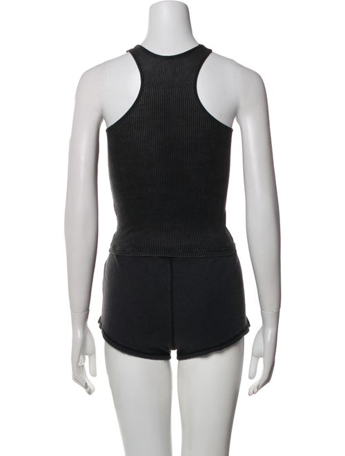 Alexander Wang Silk Ruffle Embellishment Short Set