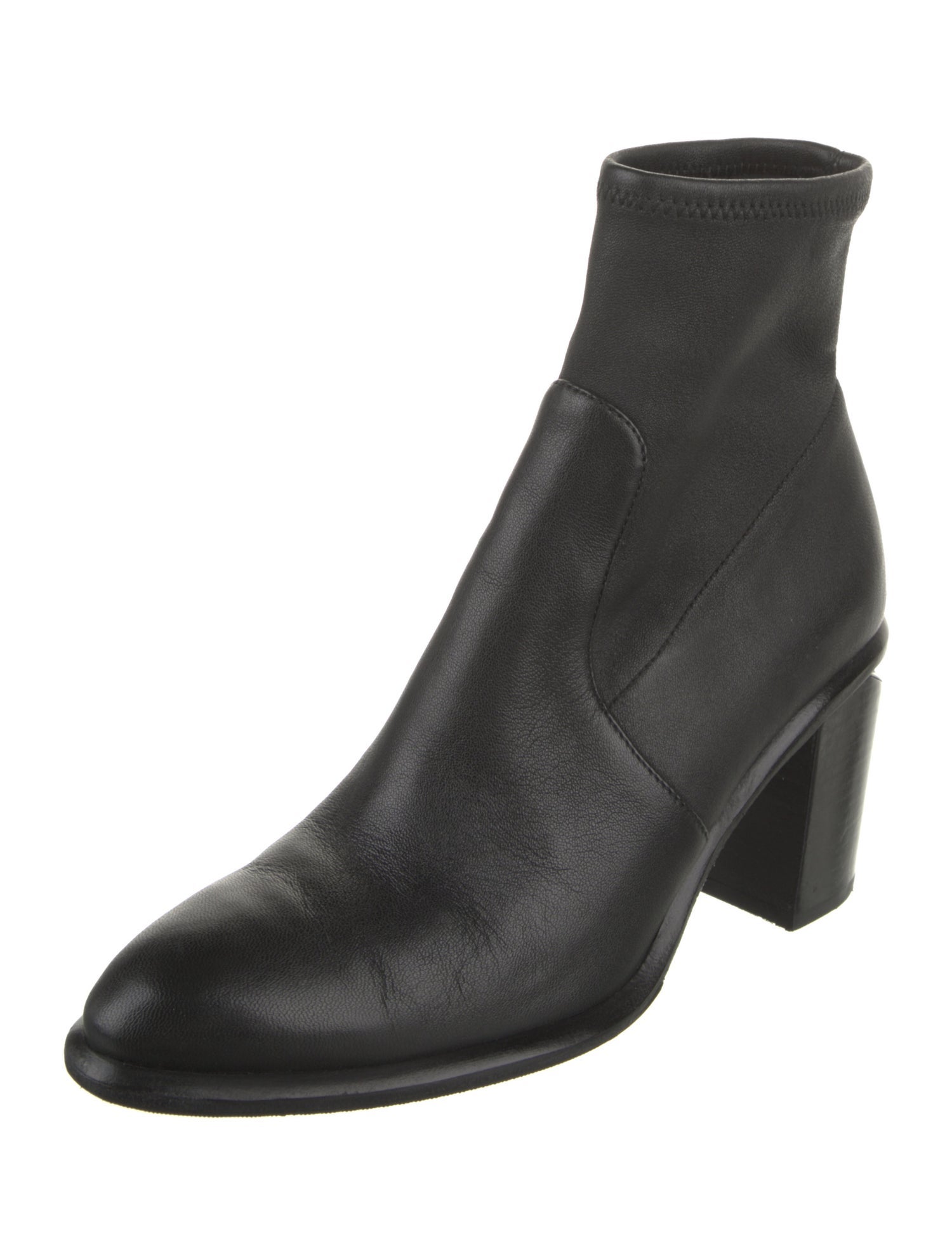 Alexander Wang Leather Sock Boots