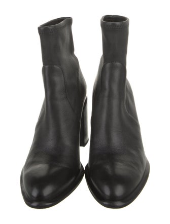 Alexander Wang Leather Sock Boots