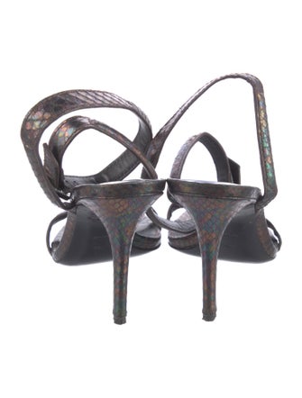 Alexander Wang Embossed Leather Sandals
