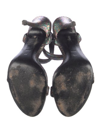 Alexander Wang Embossed Leather Sandals