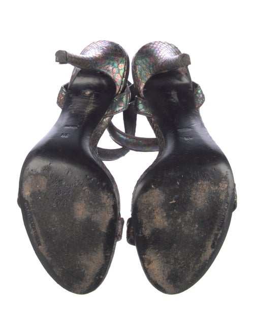 Alexander Wang Embossed Leather Sandals
