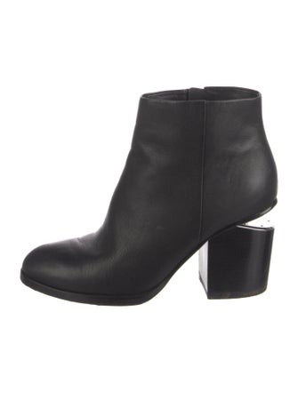 Alexander Wang Leather Cutout Accent Boots