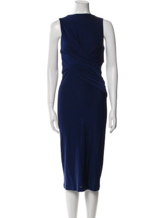 Alexanderwang.T Bateau Neckline Midi Length Dress