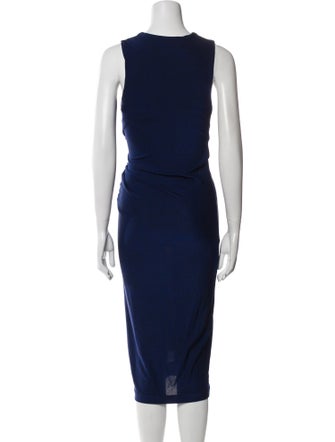 Alexanderwang.T Bateau Neckline Midi Length Dress