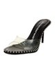 Alexander Wang Leather Studded Accents Slides