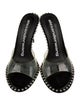 Alexander Wang Leather Studded Accents Slides