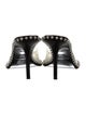Alexander Wang Leather Studded Accents Slides