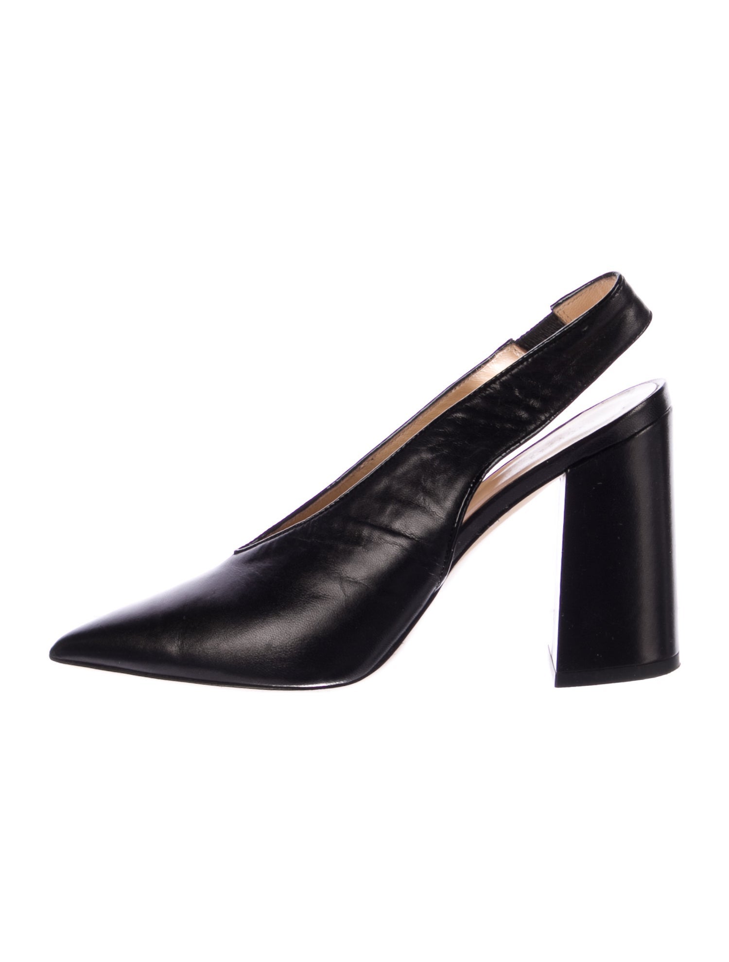 Barney's New York Leather Slingback Pumps