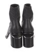 Alexander Wang Leather Cutout Accent Sock Boots