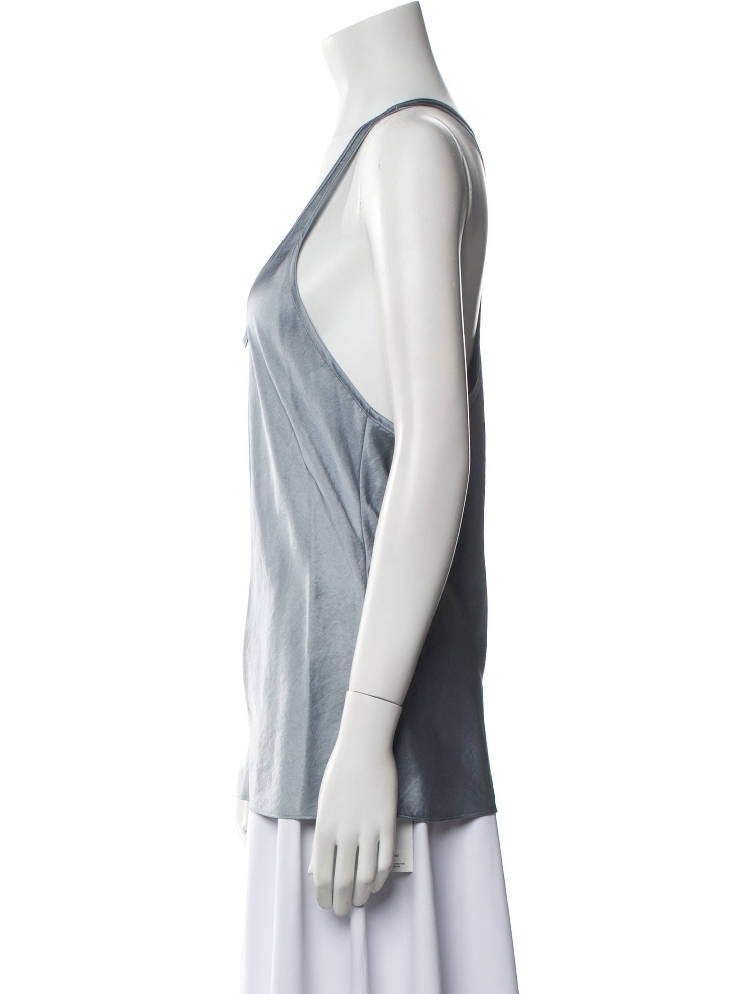 Alexander Wang Scoop Neck Sleeveless Top