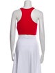 Alexander Wang Scoop Neck Sleeveless Crop Top