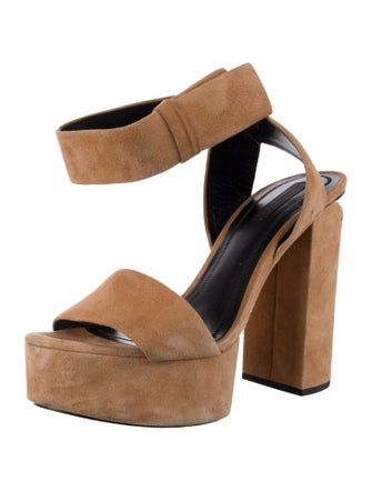 Alexander Wang Suede Slingback Sandals