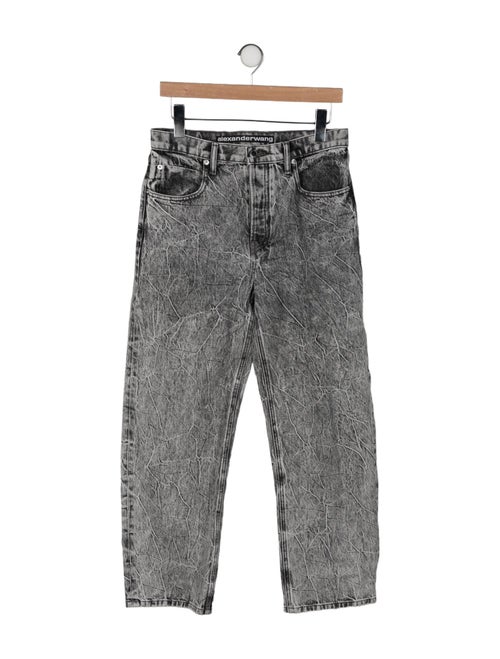 Alexander Wang High-Rise Straight Leg Jeans